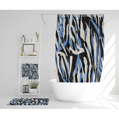 Nazyah Polyester Shower Curtain Set