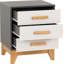 Veronica 46.5cm W Manufactured Wood Bedside Table