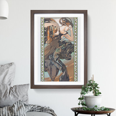 Morning Dawn by Alphonse Mucha - Picture Frame Painting