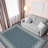 Ottohome Non-Slip Bordered Area Rug For Living Room, Hallway, Entryway Rug, Blue-1233561625