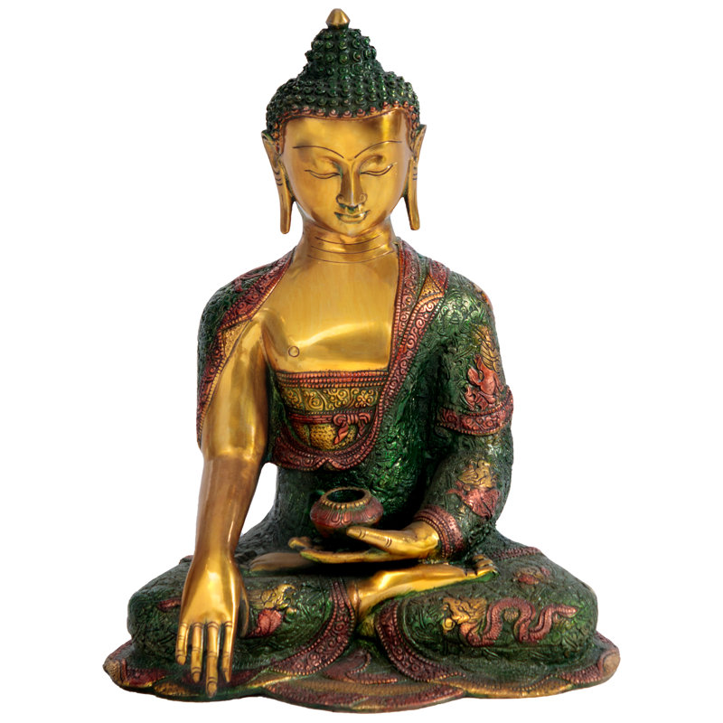 Bouddha appelant la Terre à être son témoin (bouddhiste tibétain)