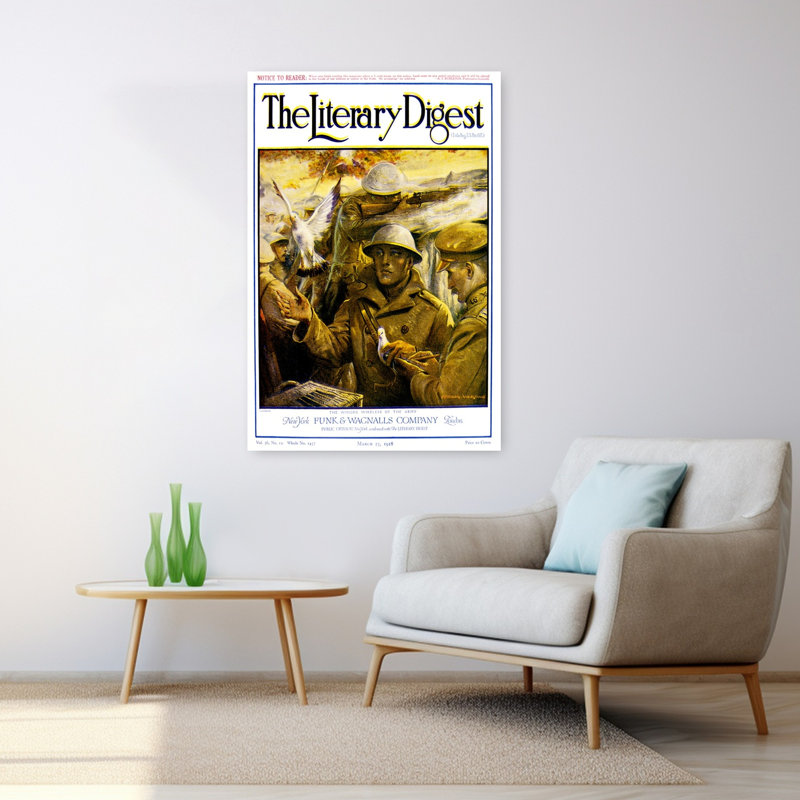 1910, mars 1910, couverture, Literary Digest, H 48 po x l 32 po
