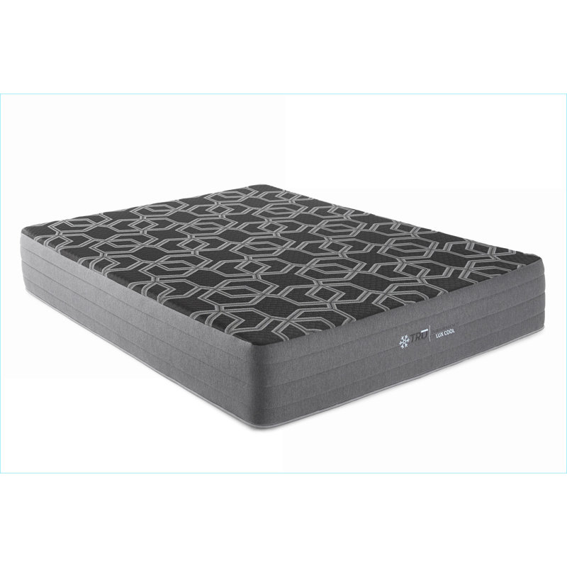 Mattresses | 12" Medium Plush Smooth Top Foam Twin Mattress with Cooling Ice Cover | Foam | Twin, Twin, 12"