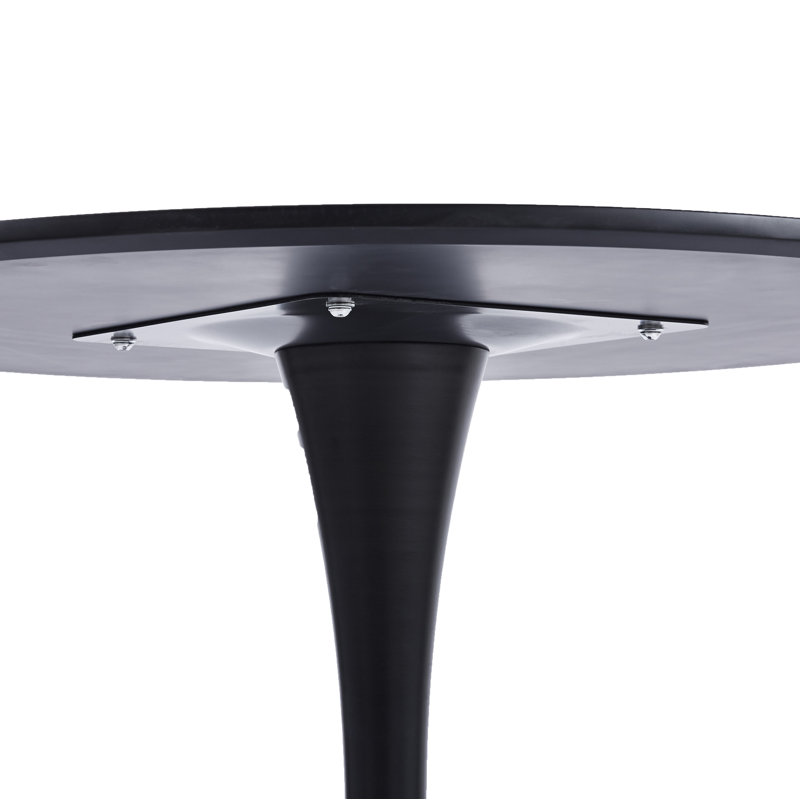Shrivastava Mid Century Modern Dining Table/Coffee Table with Round Top & Pedestal Base, Functional Table for Kitchen, Dining & Living Room, Perfect for Breakfast Nooks & Kitchens