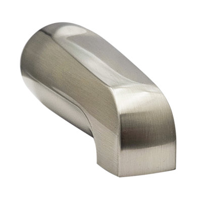 Universal Fit 5-1/4" Wall Mount Tub Spout, Zinc