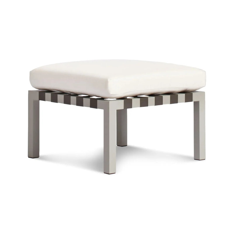 Jibe Outdoor Ottoman, Canvas Canvas Sunbrella® Canvas