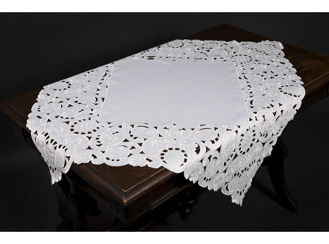 Okehampt Solid Color Square Easter Table Topper Ophelia & Co.