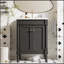 Meuble-lavabo 24 po avec lavabo supérieur et meuble de rangement à 2 niveaux-1504624687