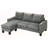  Sofa Chaise , GRAY