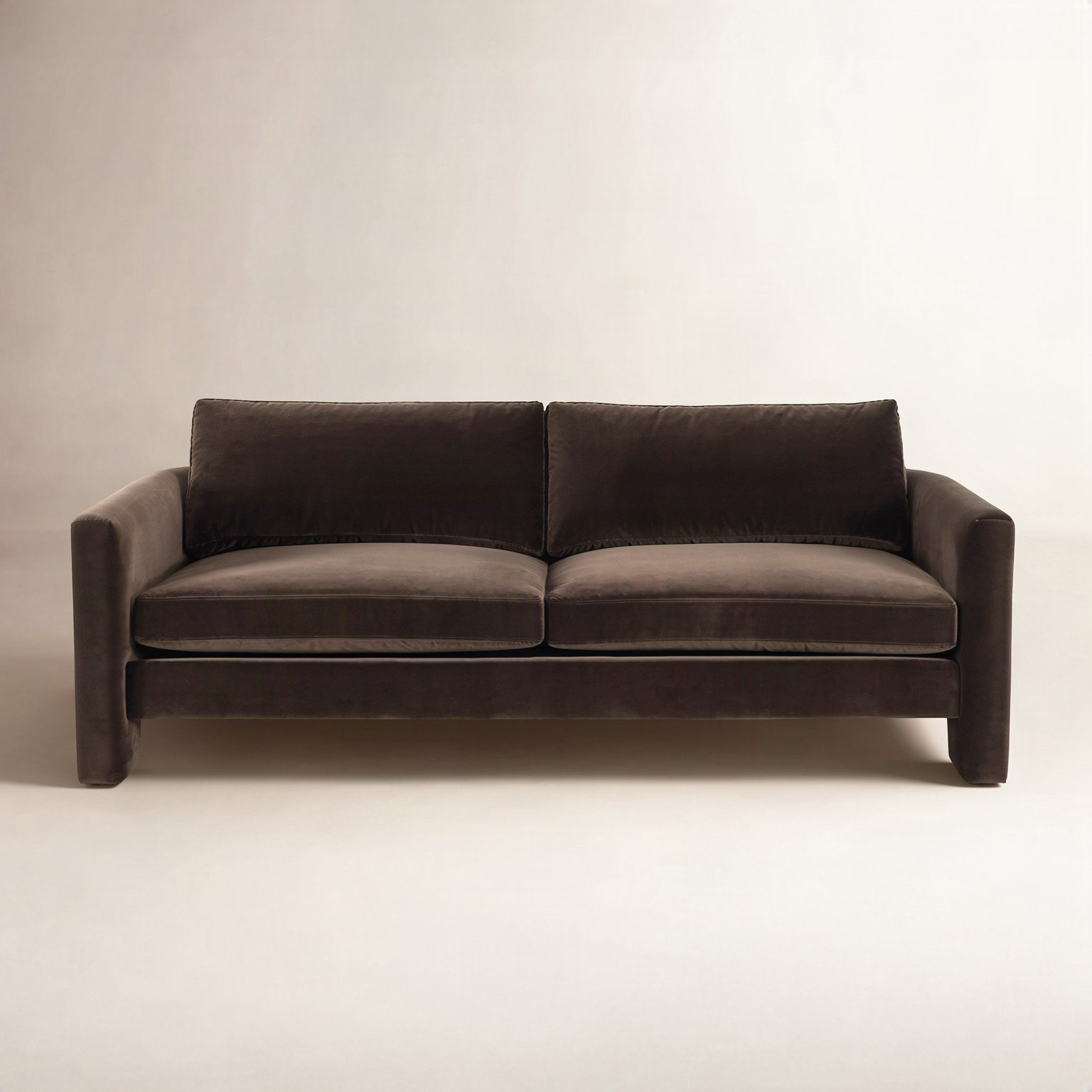 Ensley 96.5'' Upholstered Sofa, 33" W x 79.75" W x 40.75" D, Surrey Cocoa