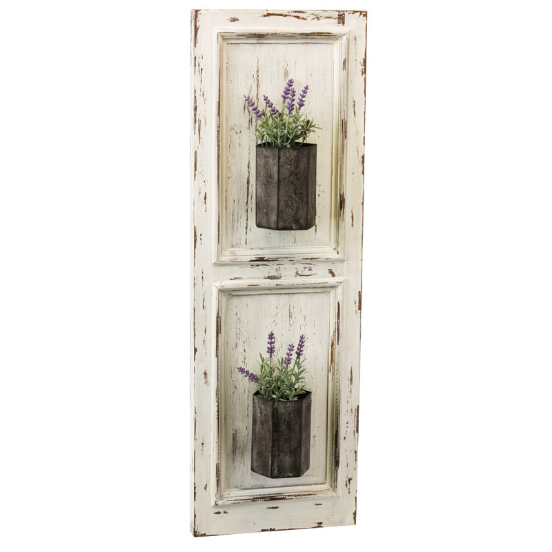 Wood Wall Planter with Trellis