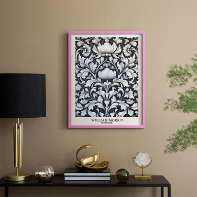 WM MORRIS Series DCCXVII Framed Print - Solid Wood