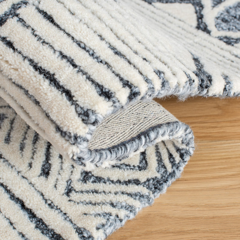 Roslyn Hand Tufted Performance Geometric Rug, Runner 2'3" x 9'