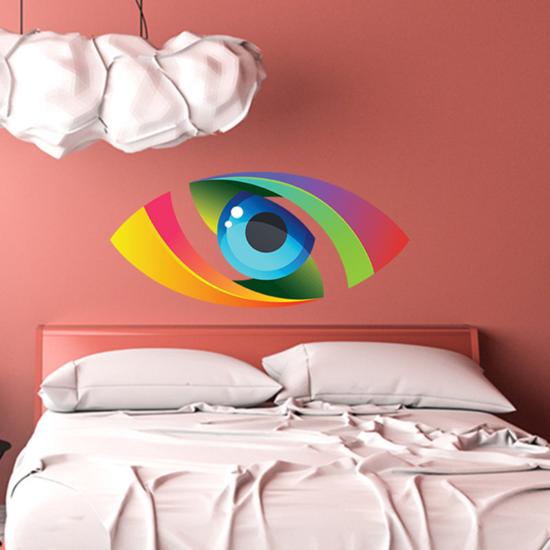 Entertainment Wall Decal, 33" H x 69" W