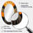 Orange And Grey Vectors - Large Oval Wall Mirror On Metal-231792835