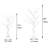 Decorative Ornament Display Tree for Tables-110982148