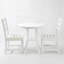 3 pièces Aarti d'extérieur avec table ronde et 2 chaises, parfait pour les repas en terrasse et la détente-646091667