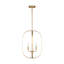 Lustre à quatre lumières Loretto de Génération Éclairage -116119478-116119479-116119481