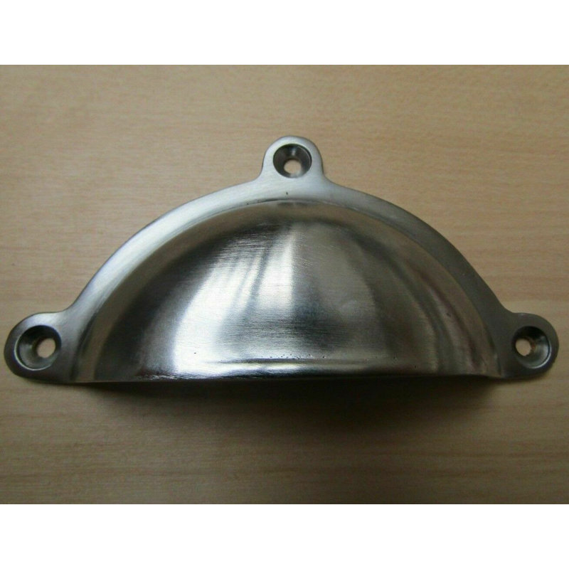 Royal lugged Cup Pull Handle Satin Chrome, Chrome