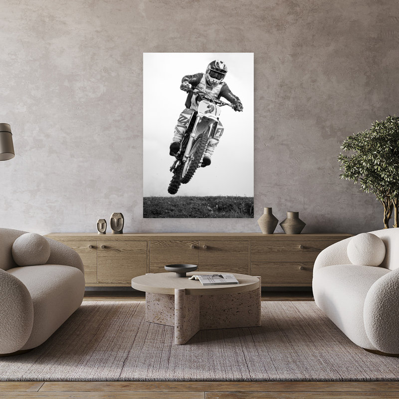 Art mural contemporain Rider, H 48 po x l 32 po