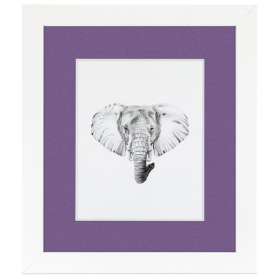 Wood Matte Picture Frame with Mat