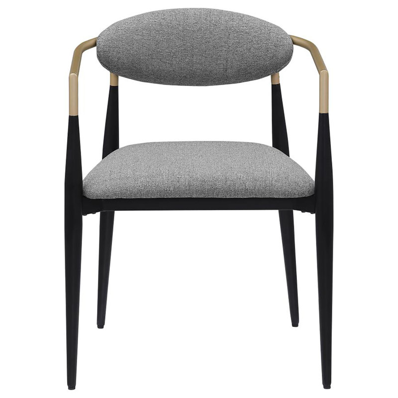 Chaise avec accoudoirs Millen (ensemble de 2), Gris