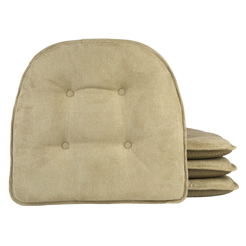 Coussins de salle à manger et de cuisine antidérapants de 16 po x 15 po x 2 po, Thym