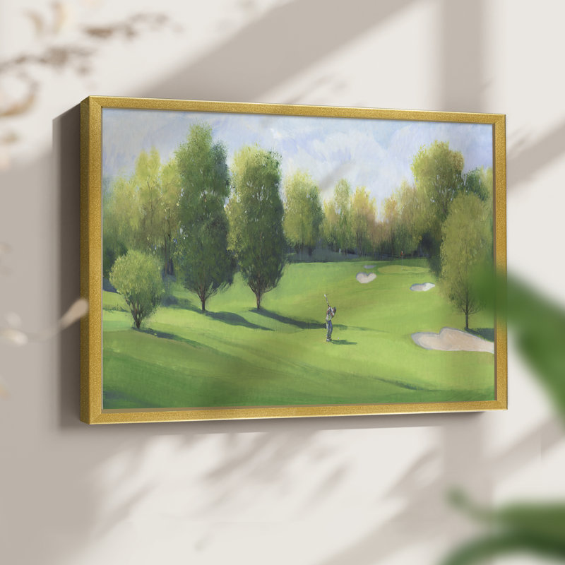 Fairway Shot I -Framed Print - Restickable