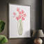 Reproduction encadrée entrelacée Bouquet II - bois massif 45404-1187608419