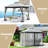 10 Ft. W X 10Ft. D Steel Patio Gazebo With Netting (Quick  Setup)-61292555