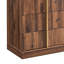 Commode moderne 8 tiroirs, commode de chambre à coucher avec panneau arqué-1336073606