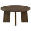 Ensemble de deux tables basses et d'appoint rondes Strouse en noyer foncé-1107408116-1107465503