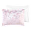 Lit double / grand avec édredon à motif cachemire floral romantique, 2 taies décoratives et coussins, édredon rose élégant / double, microfibre, coussin