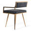 Chaise avec accoudoirs rembourrée Meifod-33880075