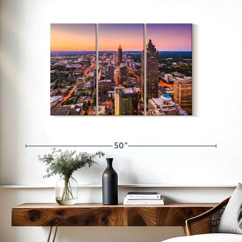 Nicci, Atlanta, horizon pastel, H 24 po x l 38 po