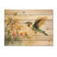 Colibri en vol II - reproduction d'oiseau sur bois de pin naturel-1093300270