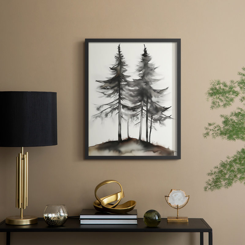 Art des Fêtes de Noël - série 2 - CCXLI, reproduction encadrée - bois massif, H 21 po x l 17 po, Noir, noir, noir, noir