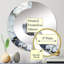 Gold Timeless Marble Classic Delights - Half Circle Wall Mirror-101224088
