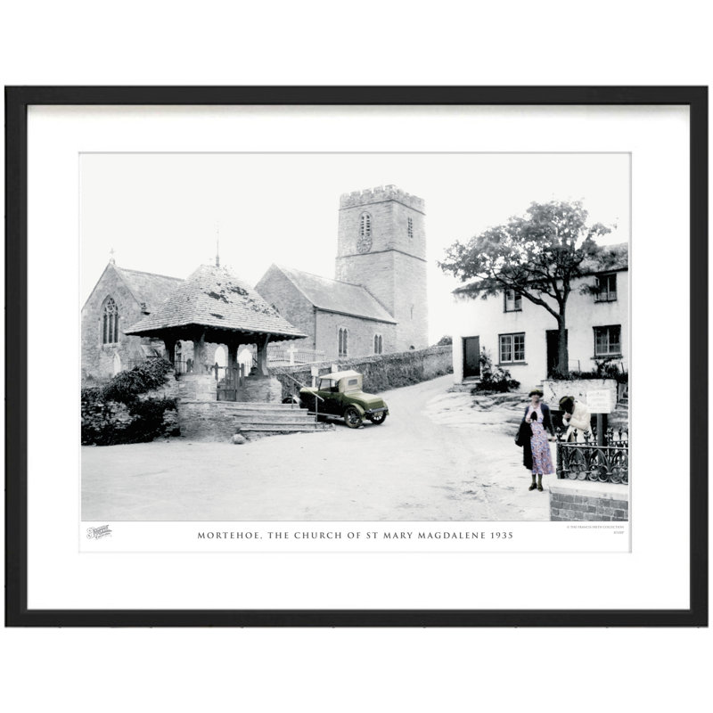 Mortehoe, The Church Of St Mary Magdalene 1935 by Francis Frith - Single Picture Frame Print, 60cm H x 80cm W x 2.3cm D