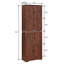 Grande armoire de rangement avec 8 portes et 4 tablettes-104077959