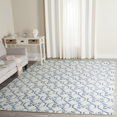 Tapis en cuir et viscose tissés à la main Sevastopol