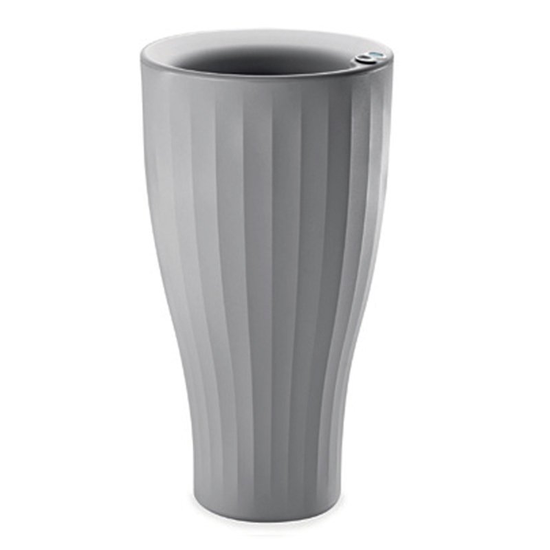 Grand pot à fleurs TruDrop, H 29,53 po x l 16 po x P 16 po, Frêne