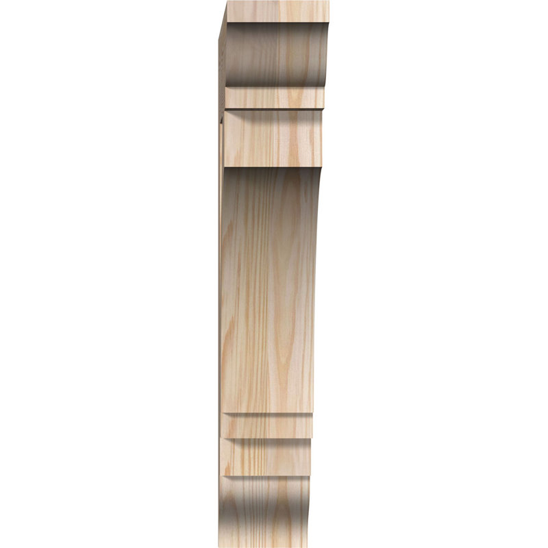 Support impérial traditionnel, H 20 po x l 3,5 po x P 16 po, Douglas (lisse)