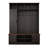 Versatile 3-In-1 Hall Tree With 6 Hooks, Farmhouse Walnut Storage Bench With Adjustable Shelves, 55"W Modern Entryway Coat Rack With Multiple Storage Space For Mudroom, Living Room-1944204909