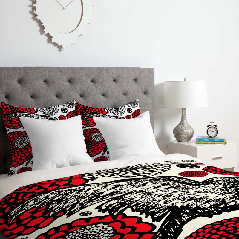 Housse de couette Raven Rose, Poids léger, Très grand