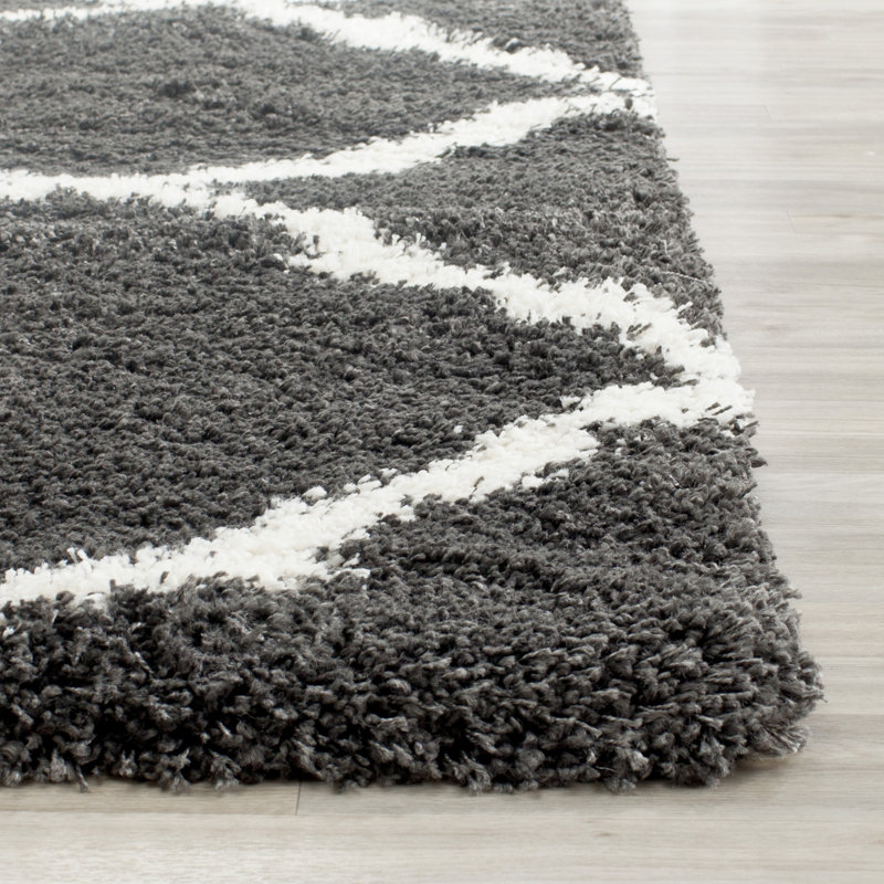 Darroch Shag Performance Geometric Rug, Runner 2'3" x 9'