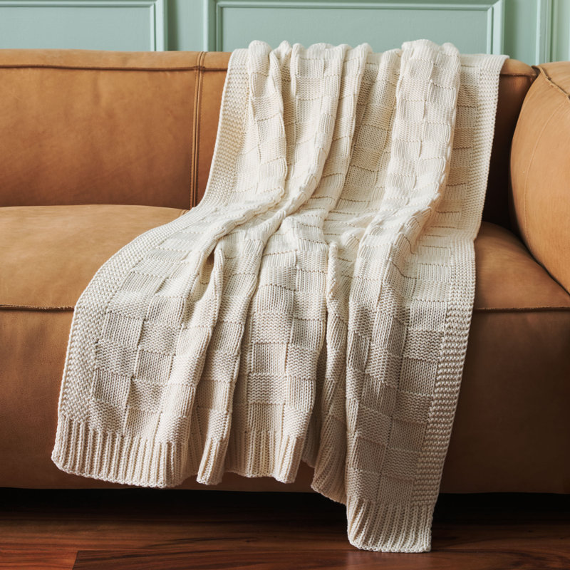 Yvette Throw, Sage/Natural