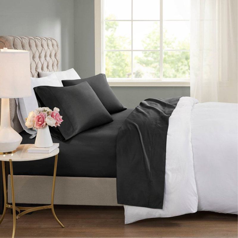 Cooling Cotton Blend 4 PC Sheet Set