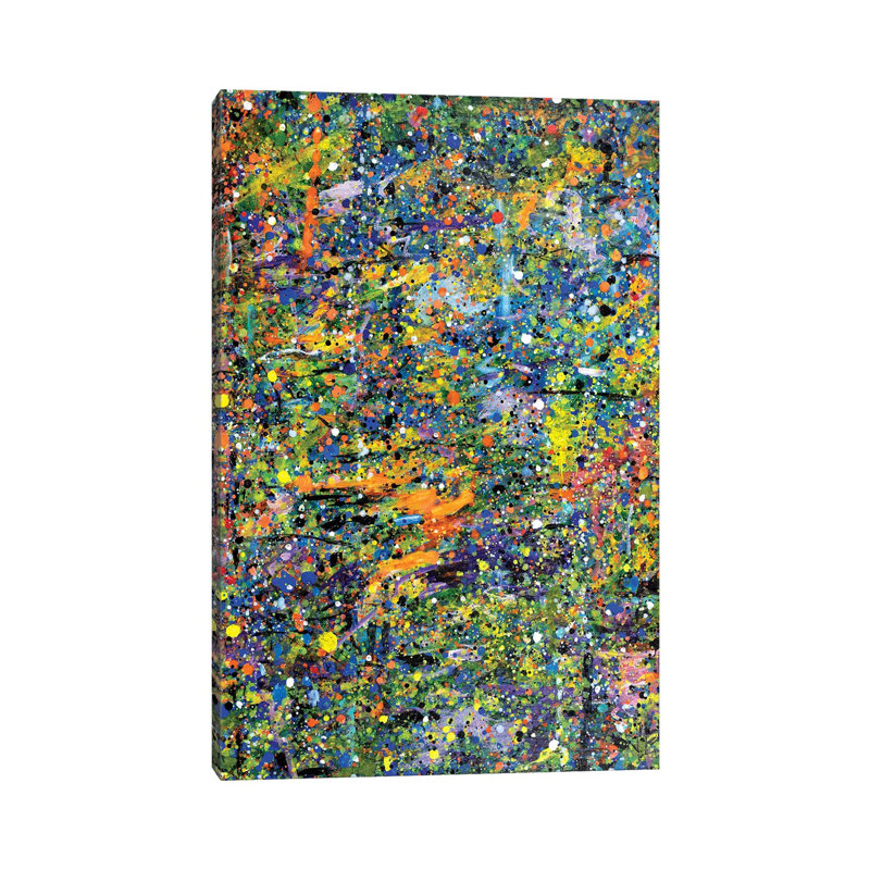Perceived Patterns Of The Season by Yolanda Fernandez-Shebeko - Painting on Canvas, Wrapped Canvas, 20.32 cm H x 30.48 cm W