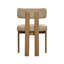 Chaise en cuir taupe Olivia-1795359398
